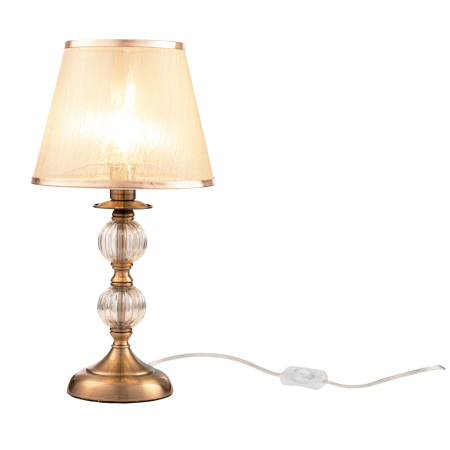 Настольный светильник 1*E14 40Вт Бронза Антик IP20 Inessa FR2685TL-01BZ Freya