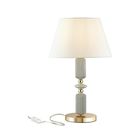 Настольная лампа E27 1*60W CANDY золото/разноцветн./керамика/абажур B ODEON LIGHT