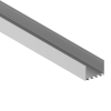Donel Накладной алюминиевый профиль, 50х35х3000. Цвет: Анодированное серебро,Серия:DN8ALE