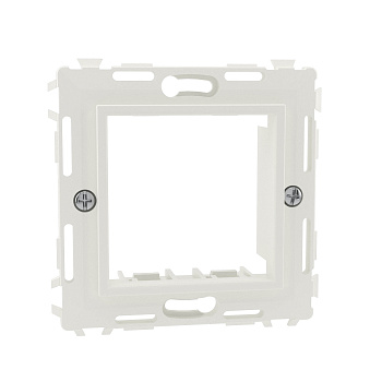 Каркас на 2 модуля (одноместный), белый, RAL 9016 DKC