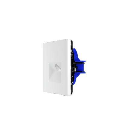 Розетка компьютерная встраиваемая Voltum S70 RJ45 КАТ.6, (белый матовый)
