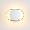 Настенный св-к IP20 LED 7W 560Лм 3000K MONDY бел/золотист/металл ODEON LIGHT