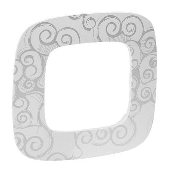 Valena Allure Рамка горизонтальная 1-м . нарцисс хром IP20 Legrand