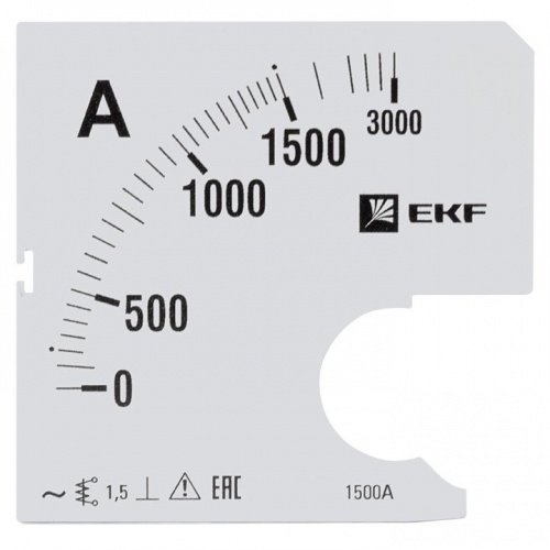 Шкала сменная для A961 1500/5А-1,5 PROxima EKF