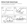 06-26 Светодиодная панель встраиваемая квадр. 220В, 8Вт, CRI:80Ra, 640Лм, 95*95/75*75мм, алюминиевый корпус, изолированный драйвер, 4500К Apeyron