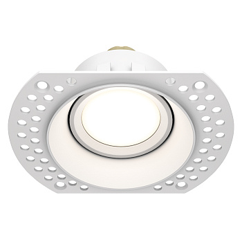 Встраиваемый светильник 1*GU10 50Вт Белый IP20 Downlight DL042-01-RD-W Technical Maytoni
