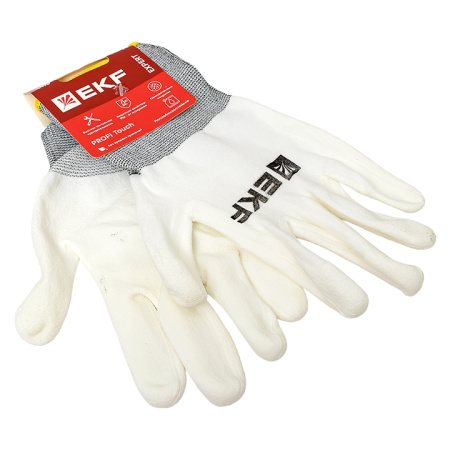 Перчатки рабочие PROFI Touch для чистовых работ (15 класс, 8 размер) Expert EKF