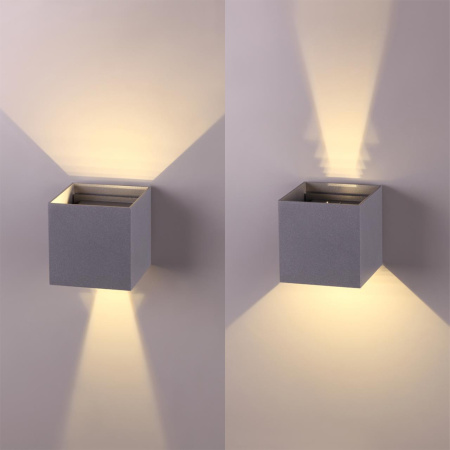 Ландшафтный св-к IP54 LED 3000К 2*3W 85-265V KAIMAS темно-серый B NOVOTECH