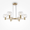 Подвесной светильник 6*E14 60Вт Золото IP20 Vision MOD411PL-06G Maytoni