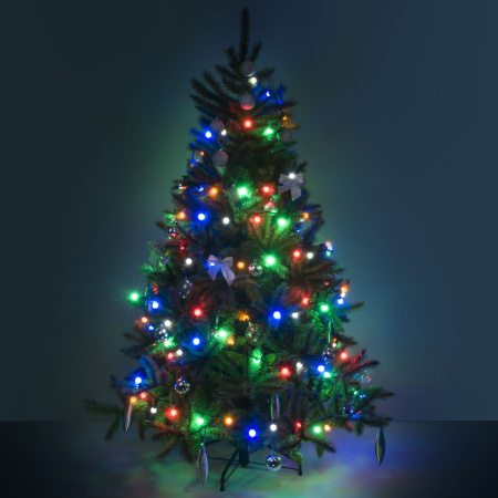 Гирлянда нить с мерцанием 10м IP65 (400-103 мульти) Eurosvet