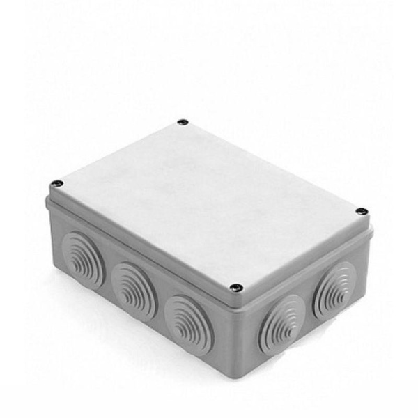 Коробка распаячная для наружного монтажа, 10 гермовводов, 190х140х70мм, IP55 CHINT