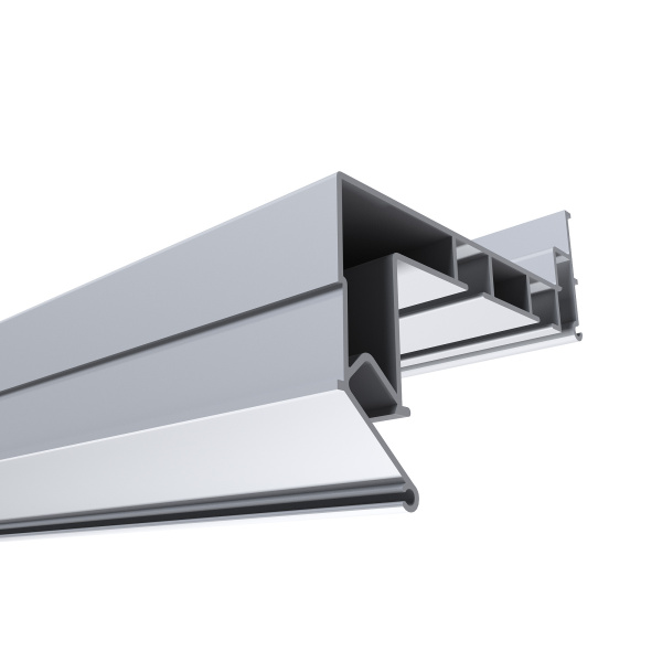 08-59 Профиль алюминиевый для натяжного потолка под светодиодн. ленту (элемент с карнизом), 71х61 мм, 2 м APEYRON