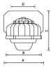 ACORN LED-20 D150-20 Вт-5000К  Световые Технологии 