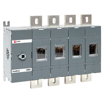 Рубильник 1250A 4П без рукоятки управления TwinBlock EKF
