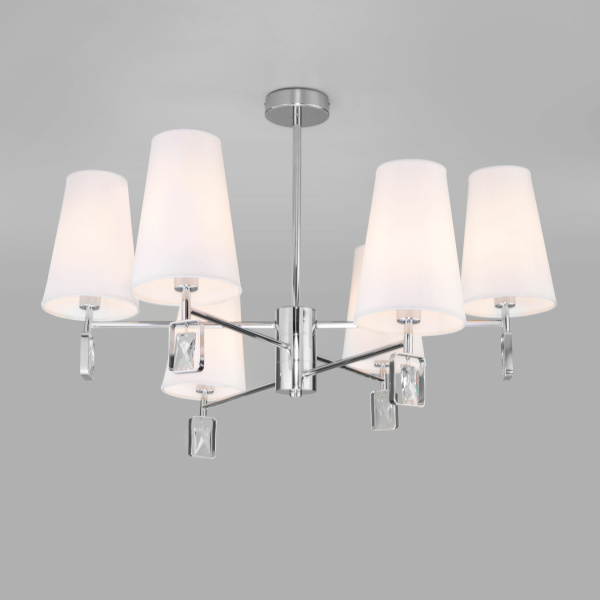 Классическая потолочная люстра 6*E14 40Вт хром IP20 Milazzo (60137/6 хром) Eurosvet