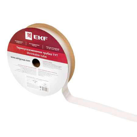Термоусаживаемая трубка ТУТ 25/12,5 прозрачная рулон PROxima EKF