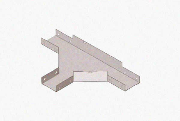 Лоток тройниковый глухой ОТГ 200х50 У3, окрашенный, S1,0