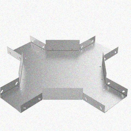 Лоток крестообразный замковый глухой КМЗГ 50х50 УХЛ1, горячее цинкование, S1,0