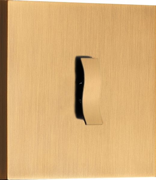 Donel N96 Переключатель на 1 тумблер, клавиша Wave, 10AX 250V, Латунь, серия DT