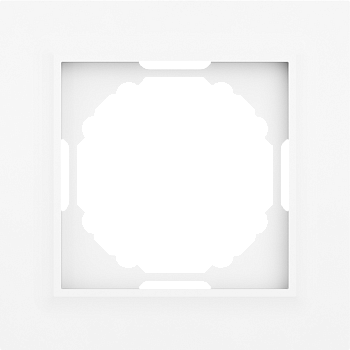 Donel A07 Wave глянцевый белый рамка 1-я, серия DB