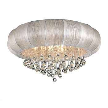 Люстра потолочная Хром/Белый, Прозрачный E14 8*40Вт SL350.152.08 ST LUCE