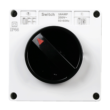 Donel Выключатель поворотный, открытой установки, серый, IP66, серия (тип) DIP66