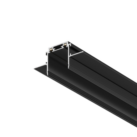 Шинопровод встраиваемый 2000мм Черный Magnetic track system Radity TRA084MP-12B Technical
