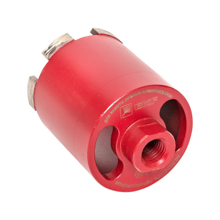 Коронка алмазная для дрелей с микроударом (верхнее пылеудаление) DCH-72MHS Micro Hit Laser M16 Professional EKF