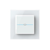 Сенсорный выключатель Quadro 1 клавиша 1 пост Белый Livolo