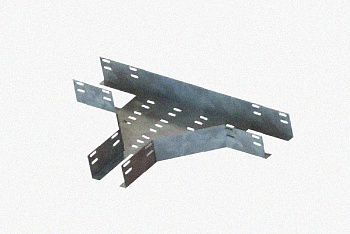 Лоток тройниковый перфорированный ОТ 150х65 У3, окрашенный, S1,5