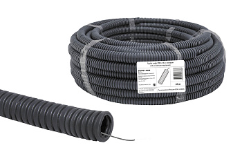 Труба гофр.ПВХ d 32 с зондом (25 м) легкая народная TDM