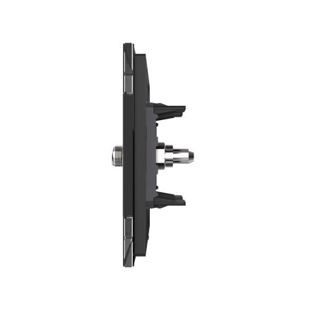 Розетка спутниковая SAT двойная Черная Livolo