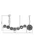 Подвесной светильник 7*E14 40Вт Золото IP20 Reels MOD268PL-07G Maytoni