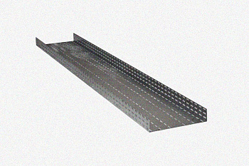 Лоток глухой ЛМГ 50х50х2000 У3, окрашенный, S1,5