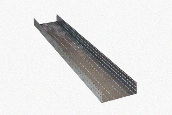 Лоток перфорированный ЛМ 100х100х2000 УХЛ1, горячее цинкование, S1,5, без соединителей и метизов