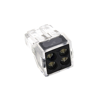 Строительно-монтажная клемма СМК 773-104 4 отверстия 1,0-2,5мм2 (4шт) PROxima EKF