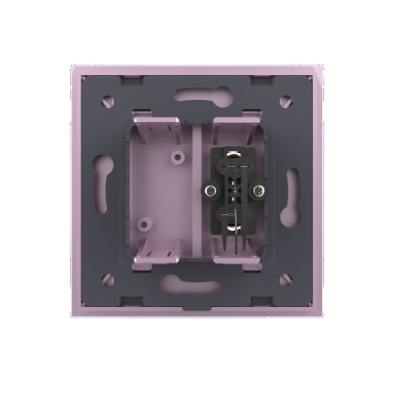 Розетка аудио RCA "2-ой тюльпан" Розовая Livolo