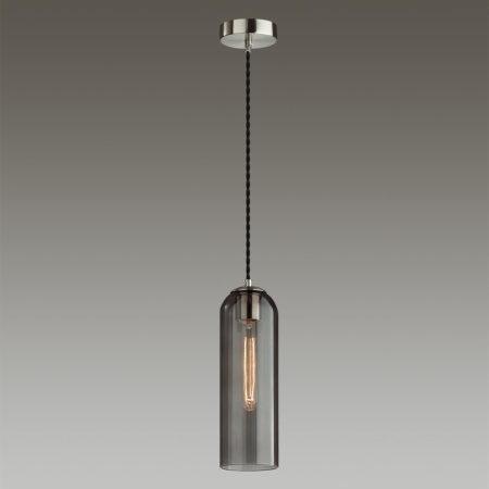 Подвес E27 1*60W VOSTI никель/дымчатый ODEON LIGHT