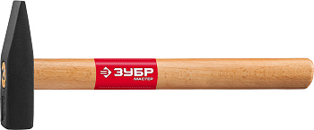 400 г молоток слесарный с деревянной рукояткой ЗУБР