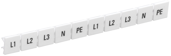 Маркеры для КПИ-10мм2 с символами "L1, L2, L3, N, PE" IEK Маркеры для КПИ-10мм2 с символами "L1, L2, L3, N, PE" IEK