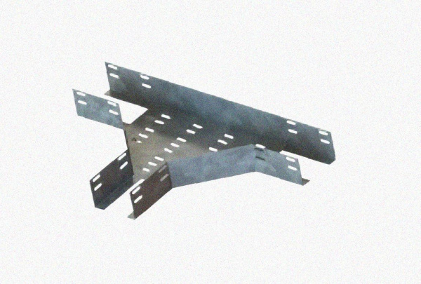 Лоток тройниковый перфорированный ОТ 600х150 У3, окрашенный, S1,5