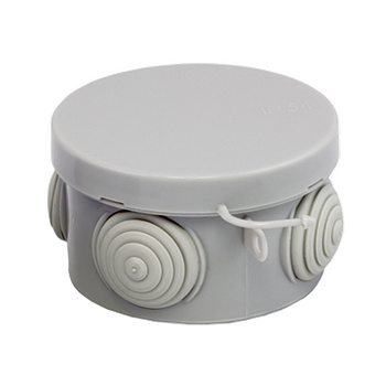 Коробка распределительная КМР-040-038 с крышкой наружная (65х40) 4 мембранных ввода IP54 PROxima EKF