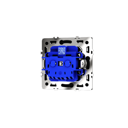 Розетка встраиваемая Voltum S70 с заземлением 16А, (графит)