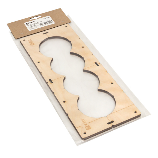 Шаблон для подрозетников c 4 отв, диам, 82 мм Expert EKF