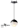 Св-к встр.,длина провода 2м IP20 GU10 9W 220V GARN черный NOVOTECH