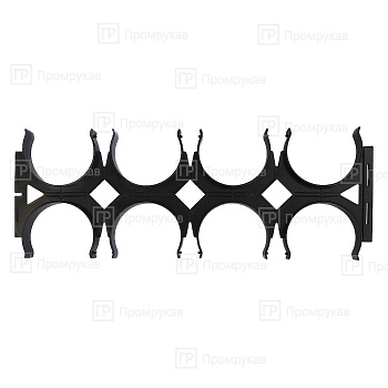 Кластер четверной, двухсторонний для двустенных труб d90 мм Промрукав