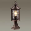 Ландшафтный св-к на столб E27 1*60W IP44 MAVRET темно-коричневый/стекло ODEON LIGHT