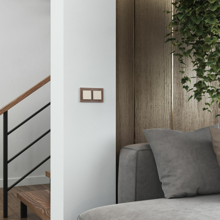 Встраиваемые механизмы Выключатель СУ 1 кл. проходной 10А айвори матовый IP20 Werkel