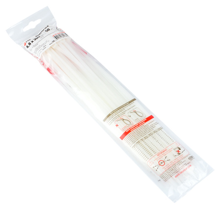 Хомут P6,6 стандартный (б), 4,8x300 (100шт) FlexLock PROxima EKF