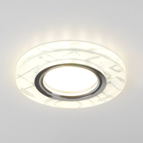 Точечный светильник светодиодный 1*G5.3 белый, серебряный IP20 (a031515) Elektrostandard